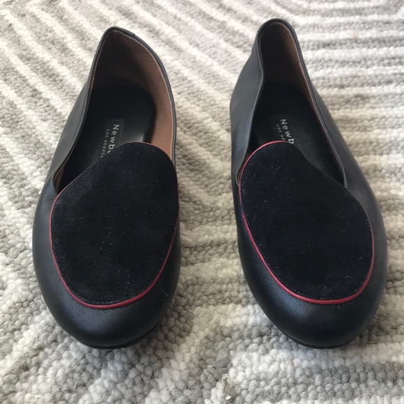 Newbark Los Angeles Liza Suede and Leather Loafers - Picture 2 of 7